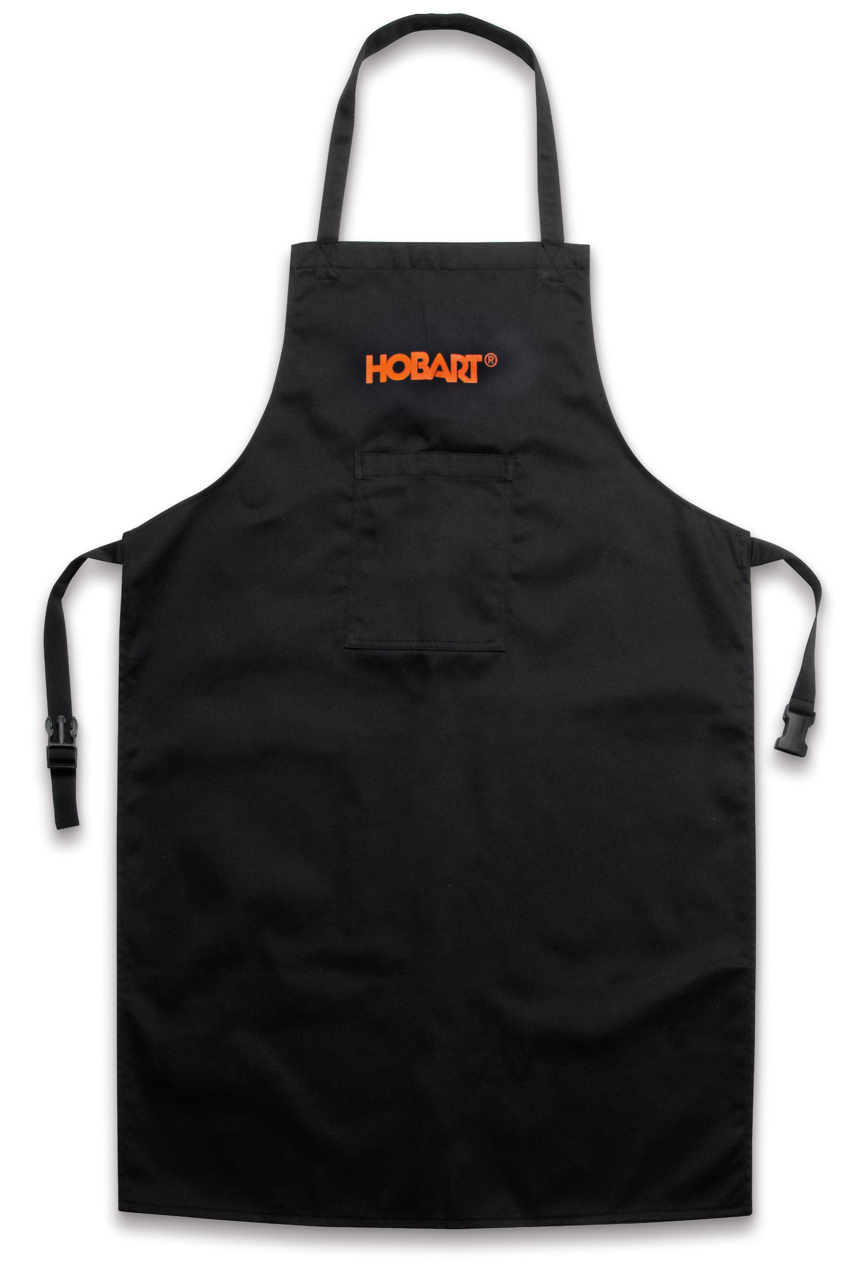 Hobart 770686 Black Cotton Welding Apron | Flame-retardant cotton